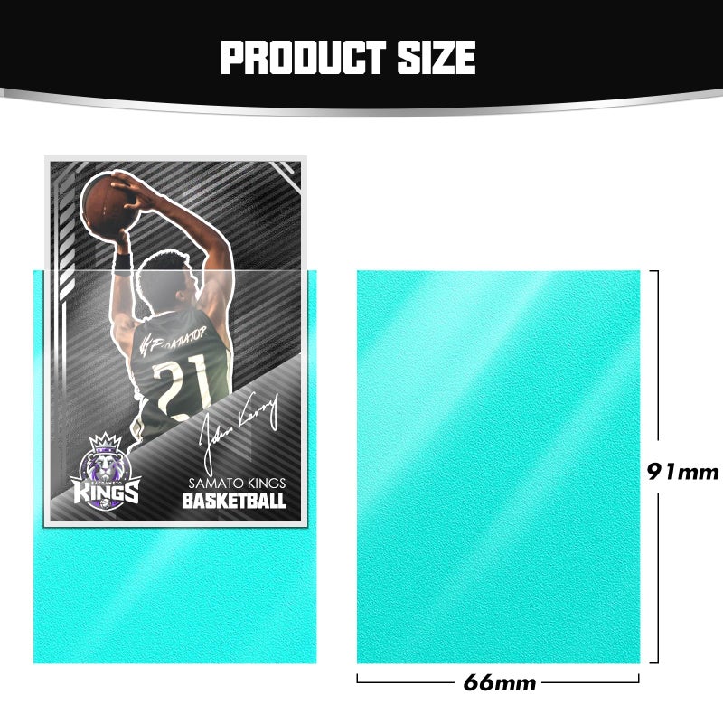Kitoyz 600Pcs Card Sleeves for Trading Cards,Matte Card Penny Sleeves Deck Card Protectors Fit for MTG,TCG,Baseball,Game Cards(6 Colors) - Image 2